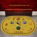 Vikama New Five Elements home floor mat feng shui fortune door mat brave five elements transit lucky energy floor mat carpet. 
