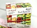RIJA 6 in 1 Fruit Facial Kit For Smoother & Healthier Skin,For Blemish Free,Fairer Complexion, For Skin Rejuvenation,Nourishment & Glow.. 