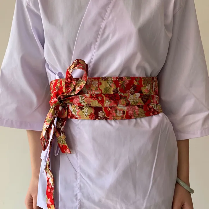 Japanese%20Style%20Girdle%20Sushi%20Restaurant%20Waiter%20Chef%20Waist%20Belt%20Haori%20Kimono%20Corset%20Waist%20Obi%20Dress%20Waistband%20Chinese%20Hanfu%20Belt%20-%20Image%205