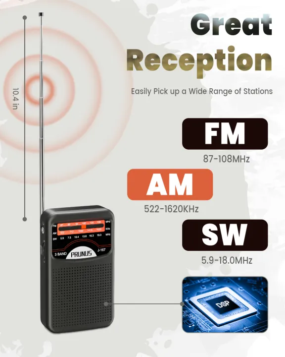 PRUNUS%20J-167%20Portable%20Radio%20AM%20FM%20SW%20with%20500mAh%20Rechargeable%20Battery%20UsB-c%20charging%20Handheld%20Radio%20Walkman%203w%20speaker%20-%20Image%205