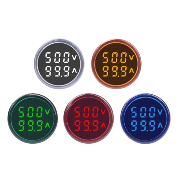 "Digital%20Voltmeter%20and%20Ampere%20meter%202in1%20%7C%7C%20Round%20AC%20Volt-Ampere%20Meter%20%7C%7C%201V-500V%201A-100A%20Voltage-Current%20Tester%20%7C%7C%20Mini%20LED%20Panel%20Meter%20%7C%7C%20Volt-Amp%20Tester%20%7C%7C%20Accurate%20Voltage-Current%20Measurement%20%7C%7C%2022mm%20Digital%20Indicator%20%7C%7C%20Electrical%20Measuring%20Instrumen%20-%20Image%206