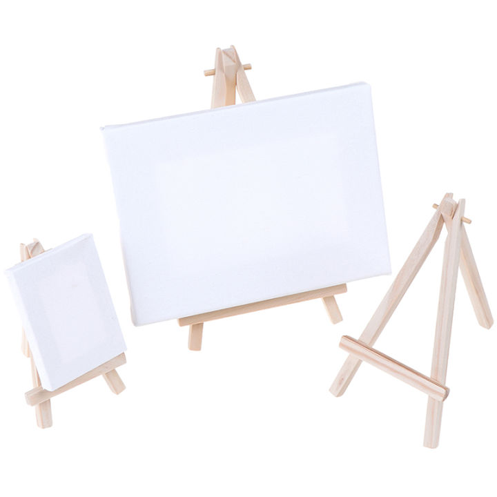 Mini Wooden Tripod Easel Display Painting Stand Card Canvas Holder ...