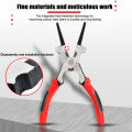 MIG Welding Auxiliary Tool Removing Wire Cutting 8 Inch Multi-function Welding Pliers Flat Mouth Pincers Refined High Hardness. 