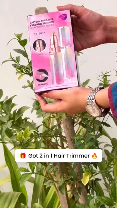 Blawless Rechargeable 2 In 1 Eyebrow Trimmer And Facial Hair Remover Machine For Women Face Electric Kit Price In Pakistan By Mr Pakistan Traders