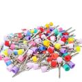100pcs/Box Dental Polishing Brush Polisher Prophy Cup Rubber Latch Colorful Nylon Bristles Mix Style Dentist Tool Lab Material. 