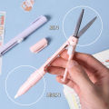 Multifunction Hand Account Cutting Folding Scissors Mini Engraving Knife Scissors Paper Trimming Utility Knife for Office School. 