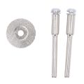 Thin Diamond Cutting Disc with Rod Round Grinding Sanding Wheel for Wood Metal Stone 10PCS Round Grinding Wheel Set. 