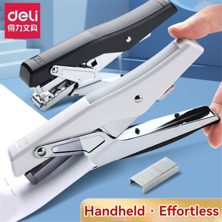 Effortless Plier Stapler with 1000 Staples,20 Sheet Capacity, Office Desk Stapler for Stapling Home School Warehouse Handmade