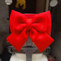 25x23cm Electric Bike Motorcycle Helmet Decoration Bow Girl Electric Vehicle Front Rear Seat Decor Accessories Cute Bow. 