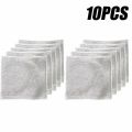 10pcs Magic Dishcloth - Silver Wire Cleaning Kitchen Cloth with Thickened Microfiber & Built-in Sponge Steel Wire Ball.