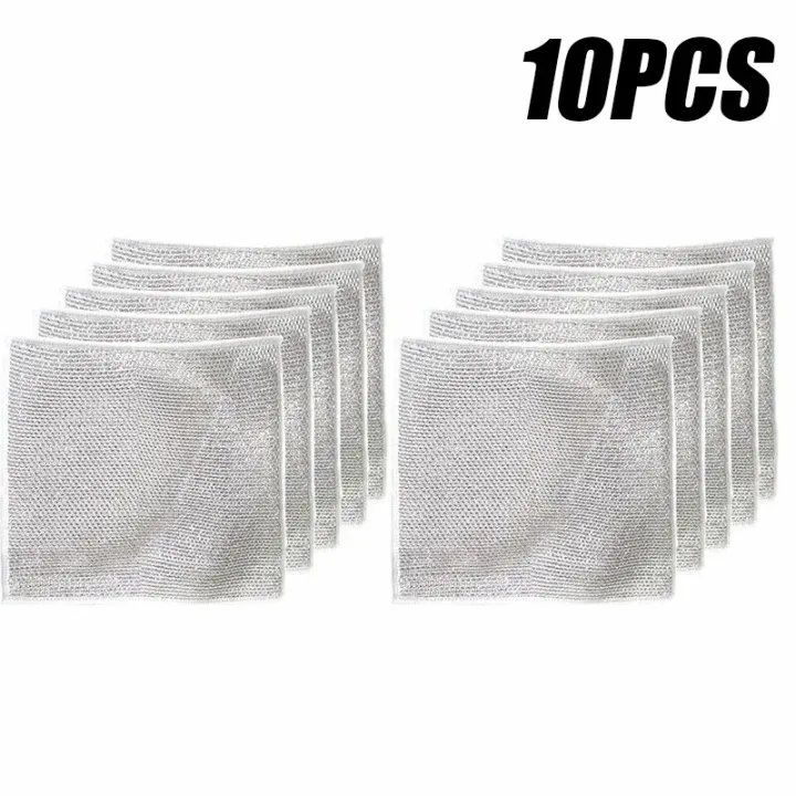 10pcs%20Magic%20Dishcloth%20-%20Silver%20Wire%20Cleaning%20Kitchen%20Cloth%20with%20Thickened%20Microfiber%20&%20Built-in%20Sponge%20Steel%20Wire%20Ball%20-%20Image%207