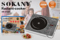 Sokany Infrared Cooktop SK-07050 | 3500W, Stainless Steel And Ceramic | Adjustable Temperature Control | Cool Touch Handle | 1-Year Warranty. 