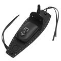Motorcycle Black Front Leather Oil Fuel Tank Cover Storage Bag For Harley Sportster Iron XL 883 1200 Forty Eight Seventy Two. 
