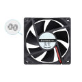 DC 12V 24V 8cm Brushless Computer Case CPU Cooling Fan 8025 80mm Axial Cooler Fan 80x80x25mm PC Case ventilator Radiator Fan. 