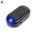 Car Fake Security Light Solar Powered Simulated Dummy Alarm Wireless Warning Anti-Theft Caution Lamp LED Flashing Lights.