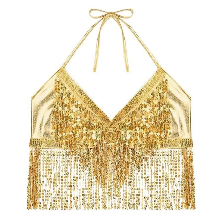 Belly%20Dance%20Sequin%20Fringe%20Top%20Nighub%20Performance%20Halter%20Bra%20Dance%20Wear%20-%20Image%205