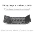 Korean English Mini Portable Folding Keyboard Wireless Bluetooth Keyboard For IOS Android Windows iPad Tablet Phone 한국어 키보드.