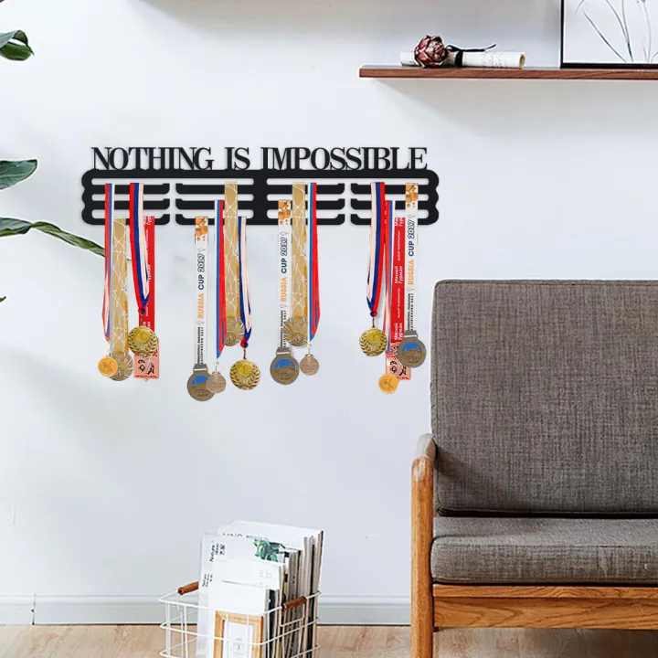 Medal Hanger Display Rack Frame – Stainless Steel Medal Holder for ...