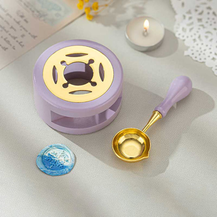 2PC/SET%20Wax%20Seal%20Stamp%20Kit%20With%20Sealing%20Wax%20Warmer,%20Wax%20Melting%20Spoon%20For%20Wedding%20%20Envelopes%20-%20Image%207