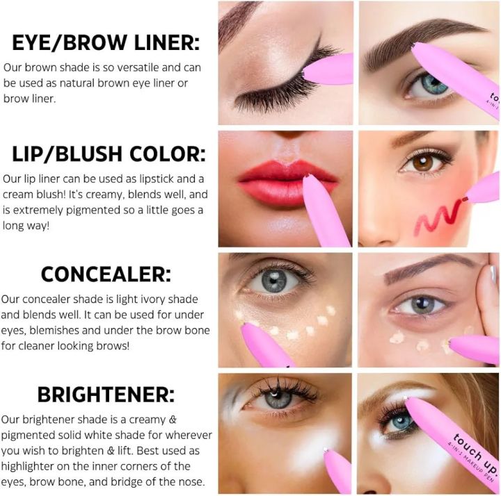 4%20In%20One%20Highlighter%20/%20Eyeliner%20/%20Lipliner%20/%20Eyebrow%20Pen%20Make%20Up%20Private%20Label%204%20In%201%20Makeup%20Pen%20-%20Image%205