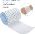 Safty Non Woven Dressing Fix Roll 10cm × 100cm | Breathable medical tap | non-woven adhesive dressing Medical Fixation Bandage. 