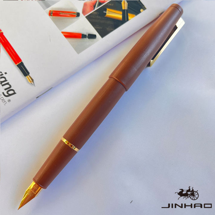 1%20PCS%20JINHAO%2080%20Carbon%20Fiber%20Series%20Iridium%20Fine%20Nib%20Gold%20Clip%20Writing%20Fountain%20Pen%20with%20Ink%20Converter%20-%20Image%204