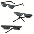 Pixelated Mosaic Glasses New Mosaic Glasses Double Cool Funny party glasses Pixel party glasses Party Photo Prop Glasses.
