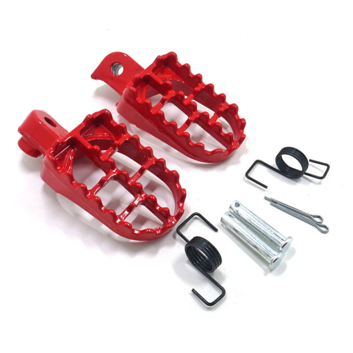 Red%20Foot%20Pegs%20Rest%20Footpegs%20for%20Yamaha%20TW200%20PW50%20PW80%20Fit%20Honda%20CRF50%20CRF70%20KX65%20KLX110%20Pitbike%20Dirt%20Bike%2050-160cc%20Motocross%20-%20Image%203