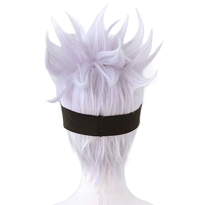 Black%20Blindfold%20+%20Short%20Wavy%20Cosplay%20Wig%20Light%20Purple%20Mix%20Silver%20Wig%20for%20Anime%20Heat%20Resistant%20Hair%20Wig%20for%20Men%20Boys%20-%20Image%203