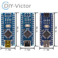 Mini TYPE-C USB CH340 Nano 3.0 ATmega328P Controller Board Compatible For Arduino CH340C USB Driver V3.0 ATmega328. 
