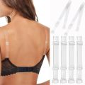 5Pairs Clear Bra Straps Transparent Invisible Detachable Adjustable Shoulder Strap Women Elastic Bra Belt Underwear Accessories. 