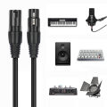 1-5PCS3 Pin XLR Male To 5 Pin XLR Female DMX Adapter 30cm XLR3M To XLR5F Adaptor Cable for Microphone DMX Stage Light Turnaround. 