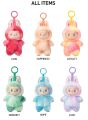 Labubu V3 Party Series Labbubu Figure Pendant Fluffy Rotatable Labubu Plush Keychain Comfortable Cartoon Labubu Plush Doll Toy Birthday Parties. 
