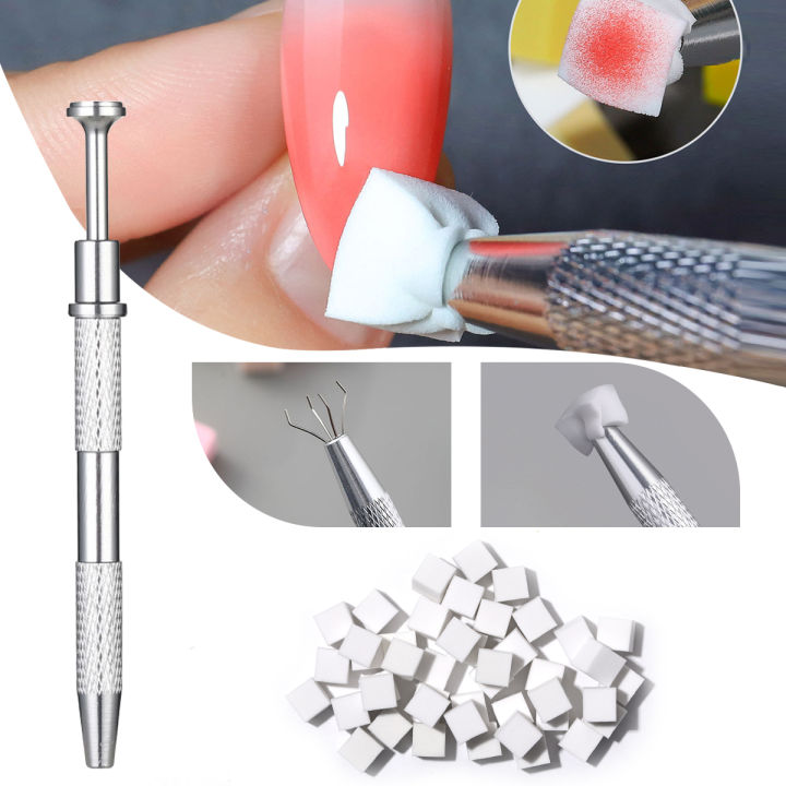 50Pcs/200Pcs Nail Art Sponge Set Manicure DIY Creative Nail Sponge Gripper Tool Sponge Gradient Nail Art Tools Accessories