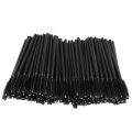 Wholesale 200 PCS Disposable Eyelash brush Mascara Wands Spoolies for Eye Lash Extension, Eyebrow and Makeup (Black&Rose red). 