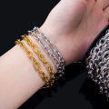 0.5Meter 1Meter Stainless Steel Round Cross Open Ring Chain for DIY Necklace Bracelet Jewelry Making Body Chain.