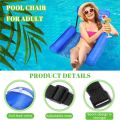 OPHIDIAN  Inflatable hammock foldable dual-purpose backrest floating water play lounger floating bed sofa water floating rows. 