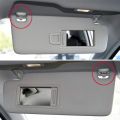 1/2pcs car sun visor hook For Audi A1 A3 A4 A5 Q3 Q5 S3 S4 S5 Allroad 8U0857562A Grey beige Interior Sun Visor Clip Holder. 