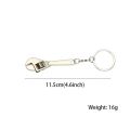 1pc 11.5cm/4.6inch Mini Wrench Tool Keychain Wrench Key Ring Pendant Keychain Creative Mini Activity Wrench Keychain Wrench Keyc. 