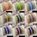 Bangles for girls , Bridal Pearl Kundan Bangle Set with Dotted Bangles | Trendy Pearl Bangle With Bond Babgles | Bridal Bangles Set | Matching Bangles Set , jewellery for girls , golden dotted bangles set. 