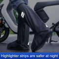 Rain Boot Shoe Cover Black Waterproof Reflector High Top Reusable Motorcycle Cycling Bike Clear Wear Shoes Dust Covers Men Women. 