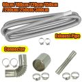 Exhaust Pipe Tube Elbow Connector Set 25mm 26mm for Diesel Heater Car Camper Caravan Truck Automotive Exhaust Parts.