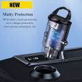 Mini USB C Car Charger 130W Super Fast Charing Metal Adapter PD Type C in Car for Android Phones iPhone iPad.