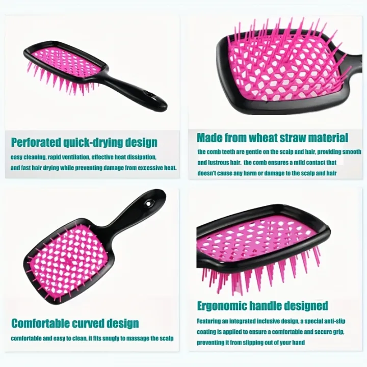 WANMEI%202pcs%20Fluffy%20Modeling%20Comb%20massage%20anti-static%20tangled%20hair%20hollow%20out%20comb%20for%20Wet%20Dry%20Hair%20salonhair%20salon%20Styling%20tools%20-%20Image%205