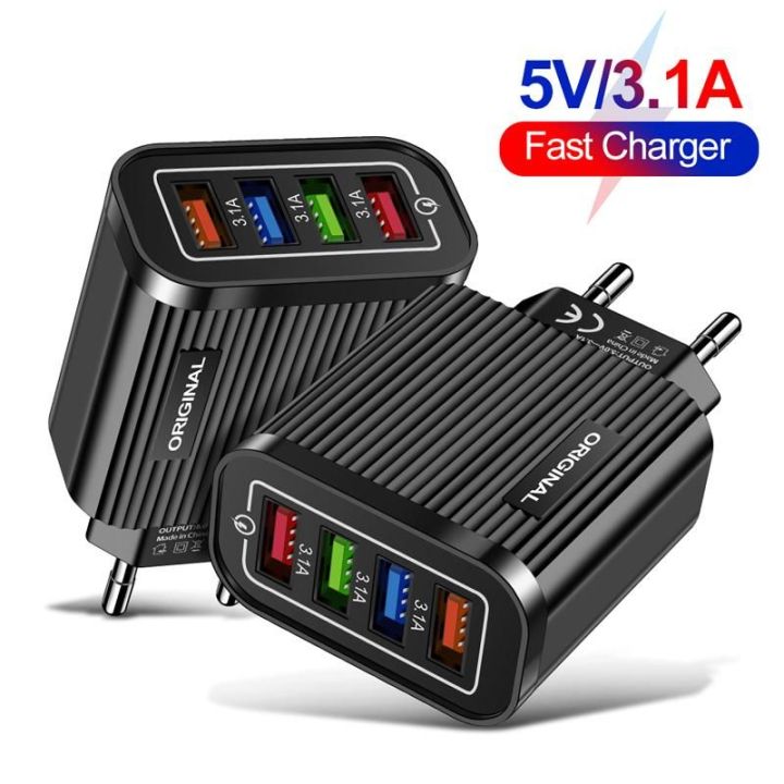 4-port%20Usb%20Mobile%20Phone%20Charger%20With%20Led%20Light%205V/3A%20Travel%20Fast%20Quick%20Charging%20Usb%20Adapter%20US/EU%20Plug%20-%20Image%207