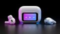 Airpods_Pro 5th Gen Digital Display A9pro ANC+ENC Fifth Generation + Wisdom Screen ANC + Double Mark ENC + Ear Detection Light Sense Earbuds TWS Wireless Earbuds Bluetooth Earbuds. 