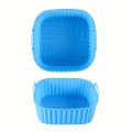 1 square silicone air fryer liner is reusable and can be used for dishwasher cleaning, ovens, baking tools, and kitchen gadgets. 