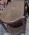 Plastic table, folding table, dining table, two step table, centre table, khana ki maiz ZEBAISH HOUSEHOLD. 