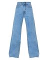 Women's Light Blue High Waist Wide Leg Jeans - Comfortable Baggy Fit. 