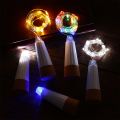 20 LEDs Cork Bottle Fairy Lights USB Rechargeable Christmas Garland String Lights for Bedroom Room Home Wedding Party Decoration.